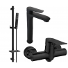 Mexen Pecos DQ72 set duș, negru - 72714DQ72-70