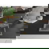 Mexen Milo chiuvetă de granit cu 1 cameră cu baterie de bucătărie Flora, gri - 6505-71-670401-57-G