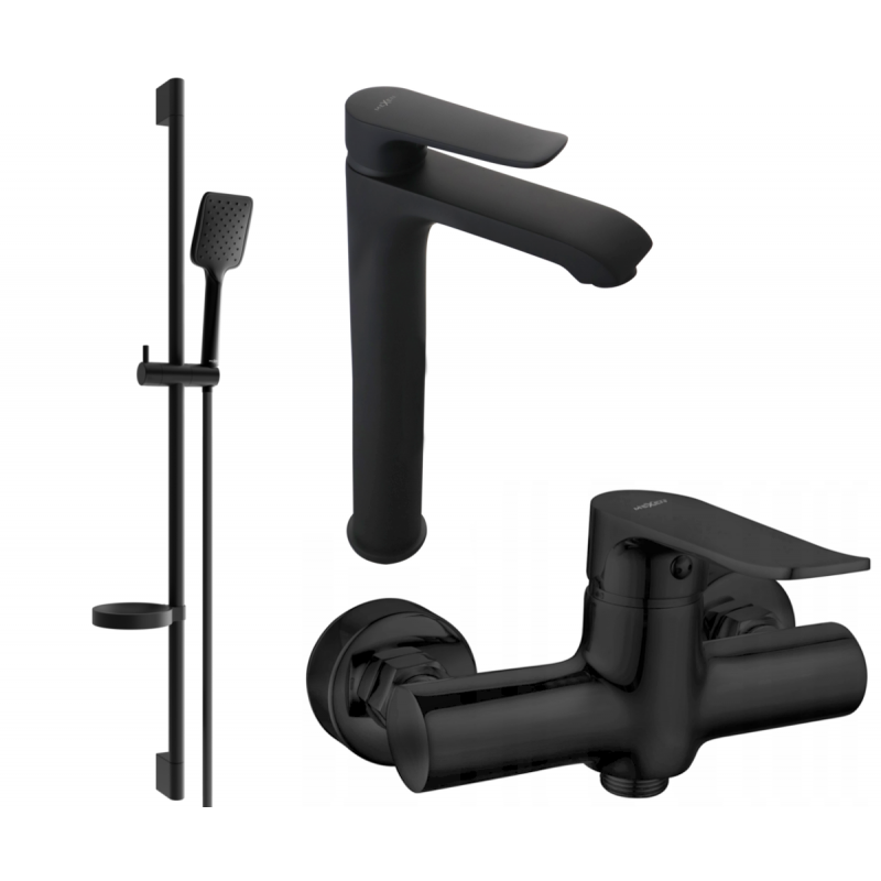 Mexen Pecos DS62 set de duș, negru - 72714DS62-70