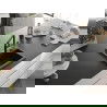 Mexen Milo chiuvetă de granit cu 1 compartiment și baterie de bucătărie Flora, Neagră/Auriu metalic - 6505-75-670401-70-B