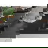 Mexen Milo chiuvetă granit 1-vas cu baterie de bucătărie Flora, negru cu puncte - 6505-76-670401-00