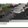 Mexen Milo chiuvetă de granit cu 1 compartiment cu baterie de bucătărie Flora, negru pătat - 6505-76-670401-57-G