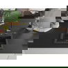 Mexen Milo chiuvetă granit 1-cameră cu baterie de bucătărie Flora, negru cu pete - 6505-76-670401-57-B