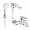 Mexen Pecos R05 set de baie, crom - 72713R05-00
