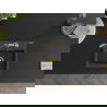 Mexen Milo chiuvetă granit 1-cameră cu baterie de bucătărie Flora, negru pătat - 6505-76-670401-75-G