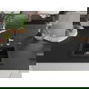 Mexen Milo chiuvetă de bucătărie granit 1-cameră cu baterie Flora, negru - 6505-77-670401-07