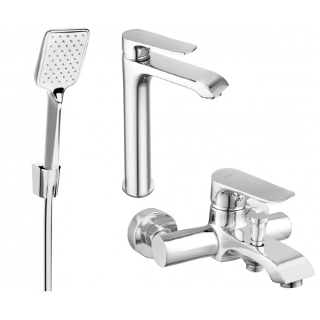 Mexen Pecos Set de baie R62, crom - 72713R62-00