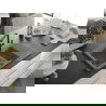 Mexen Gaspar Chiuvetă de granit de 1,5 compartiment cu picurător și baterie de bucătărie Flora, Gri - 6507-71-670401-70-B