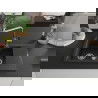Mexen Gaspar chiuvetă de bucătărie din granit cu 1,5 compartimente cu scurgător și baterie de bucătărie Flora, negru/argintiu -?
