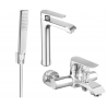 Mexen Pecos Set cadă R72, crom - 72713R72-00