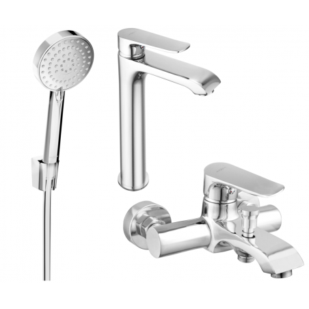 Mexen Pecos Set cadă R75, crom - 72713R75-00