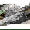 Mexen Gaspar Chiuvetă de granit de 1,5 compartiment cu picurător și baterie de bucătărie Flora, Neagră - 6507-77-670401-07-B