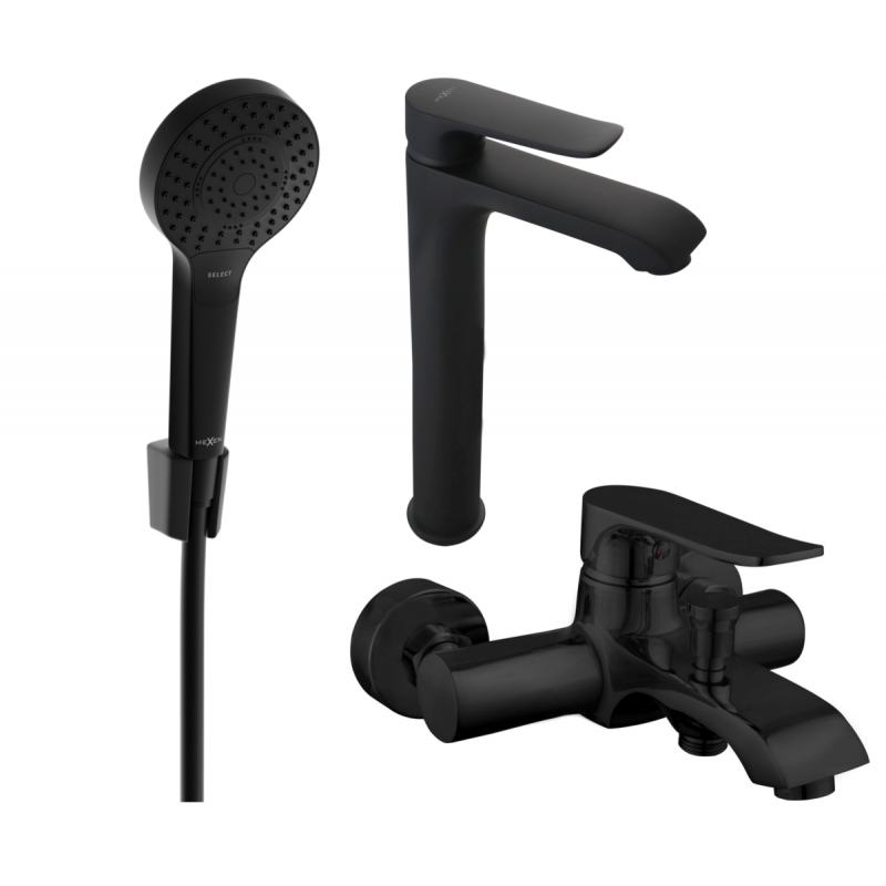 Mexen Pecos Set cadă R40, negru - 72713R40-70