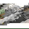 Mexen Pablo chiuvetă de granit cu un compartiment, cu picurător și baterie de bucătărie Flora, Gri - 6510-71-670401-06