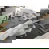 Mexen Pablo chiuvetă de granit cu un compartiment, cu picurător și baterie de bucătărie Flora, Gri - 6510-71-670401-70-B