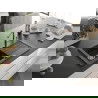 Mexen Pablo chiuvetă granit 1-cameră cu scurgător și baterie de bucătărie Flora, negru/argintiu metalic - 6510-73-670401-00