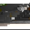 Mexen Pablo chiuvetă de granit cu 1 compartiment și picurător și baterie bucătărie Flora, negru/argintiu metallic - 6510-73-670?