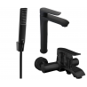 Mexen Pecos R72 set pentru cadă, negru - 72713R72-70