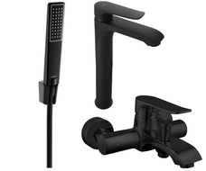 Mexen Pecos R72 set pentru cadă, negru - 72713R72-70