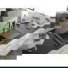 Mexen Pablo chiuvetă de granit 1-cameră cu scurgător și baterie bucătărie Flora, negru picurat - 6510-76-670401-75-B