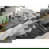 Mexen Pablo chiuvetă de granit cu un compartiment, cu picurător și baterie de bucătărie Flora, Neagră - 6510-77-670401-07