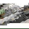 Mexen Pablo chiuvetă de granit cu un compartiment, cu picurător și baterie de bucătărie Flora, Neagră - 6510-77-670401-57-G
