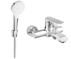 Mexen Pecos R05 baterie cadă cu set pentru duș, Crom - 7273R05-00