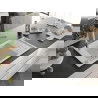 Mexen Elias chiuvetă de granit cu un compartiment, cu picurător și baterie de bucătărie Flora, Albă - 6511-20-670401-02