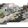 Mexen Elias chiuvetă de granit cu un compartiment, cu picurător și baterie de bucătărie Flora, Bej - 6511-69-670401-07