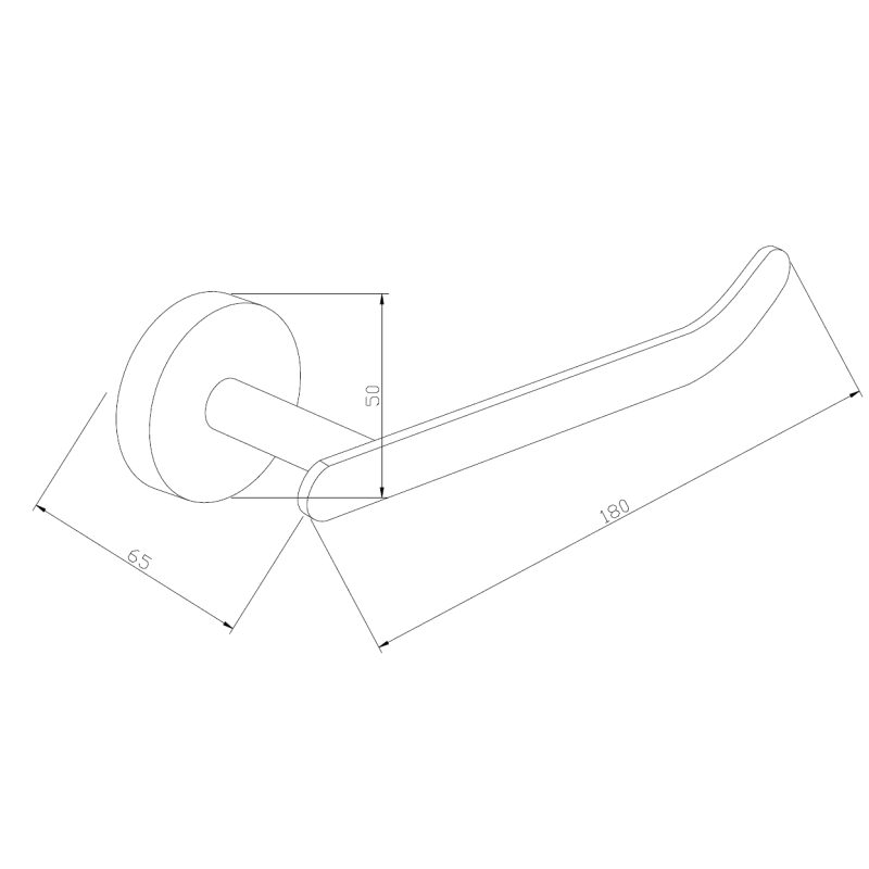 Mexen Loft WC papírtartó, króm - 7012633-00