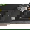 Mexen Elias chiuvetă de granit cu 1 compartiment cu scurgător și baterie Flora, negru cu stropi - 6511-76-670401-00