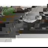 Mexen Elias chiuvetă de granit 1-cameră cu scurgător și baterie de bucătărie Flora, negru cu pete - 6511-76-670401-57-G