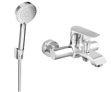 Mexen Pecos R75 baterie de cadă cu set de duș, crom - 7273R75-00