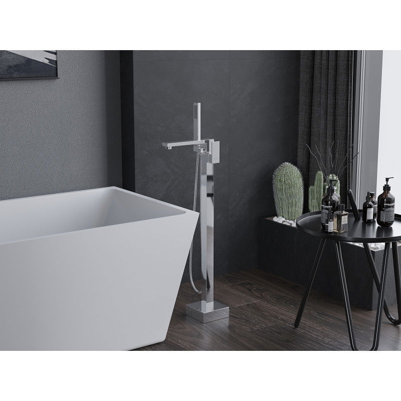 Mexen Urano baterie de baie independentă, crom - 75233-00