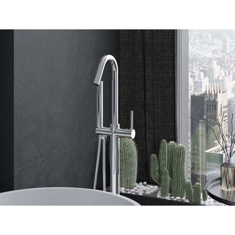 Mexen Gaja szabadon álló kádcsaptelep, króm - 75333-00