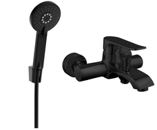 Mexen Pecos R40 baterie cadă cu set de duș, negru - 7273R40-70