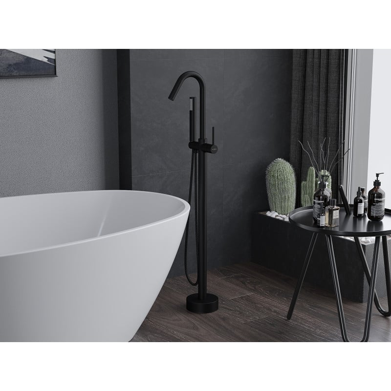 Mexen Gaja szabadon álló kádcsaptelep, fekete - 75333-70