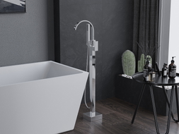 Mexen Veda baterie de baie independentă, crom - 75433-00