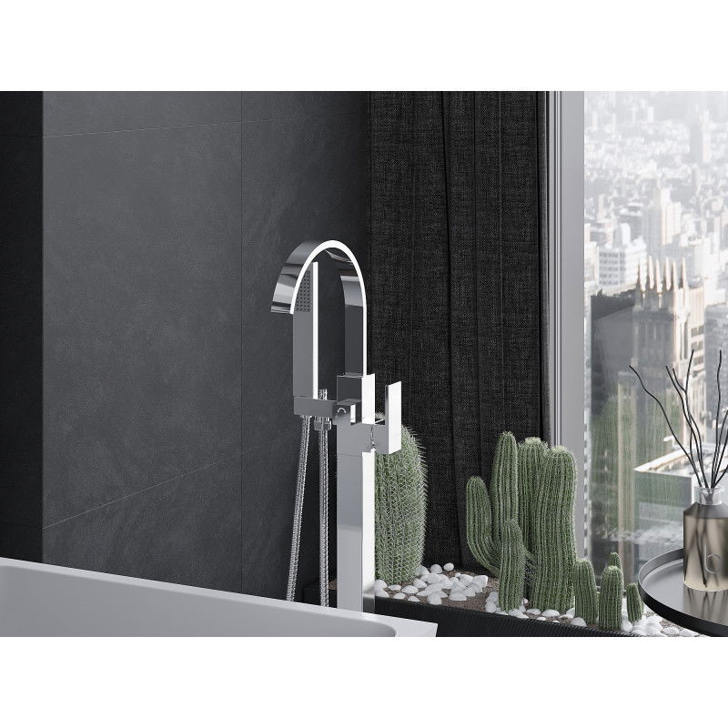 Mexen Veda, baterie de cadă independentă, crom - 75433-00