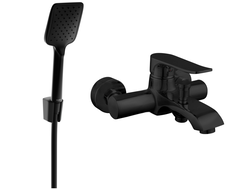 Mexen Pecos R62 baterie de baie cu set de duș, negru - 7273R62-70