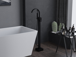 Mexen Veda baterie de baie freestanding, negru - 75433-70
