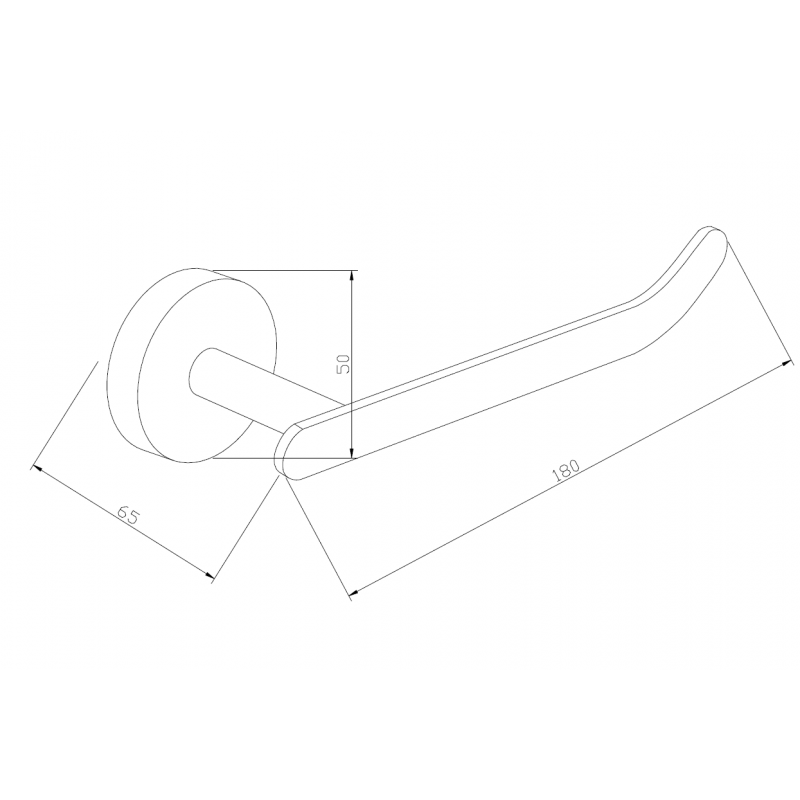 Mexen Loft suport pentru hârtie igienică, negru - 7012633-70