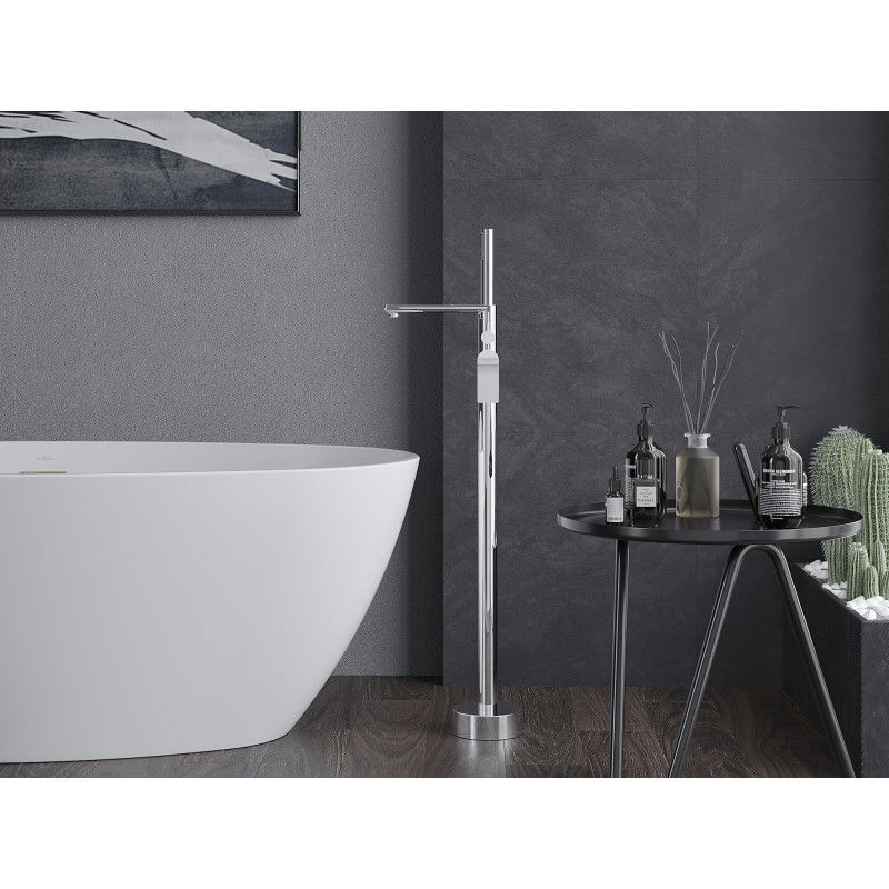 Mexen Leda baterie cadă independentă, crom - 75633-00