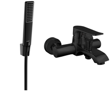 Mexen Pecos R72 baterie de cadă cu set de duș, neagră - 7273R72-70