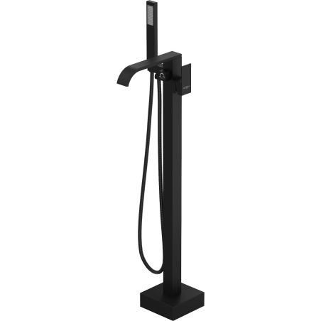 Mexen Lava baterie cadă freestanding, neagră - 752433-70