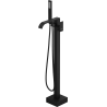 Mexen Lava baterie cadă freestanding, neagră - 752433-70