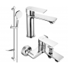 Mexen Royo DF05 set de baie, crom - 72203DF05-00