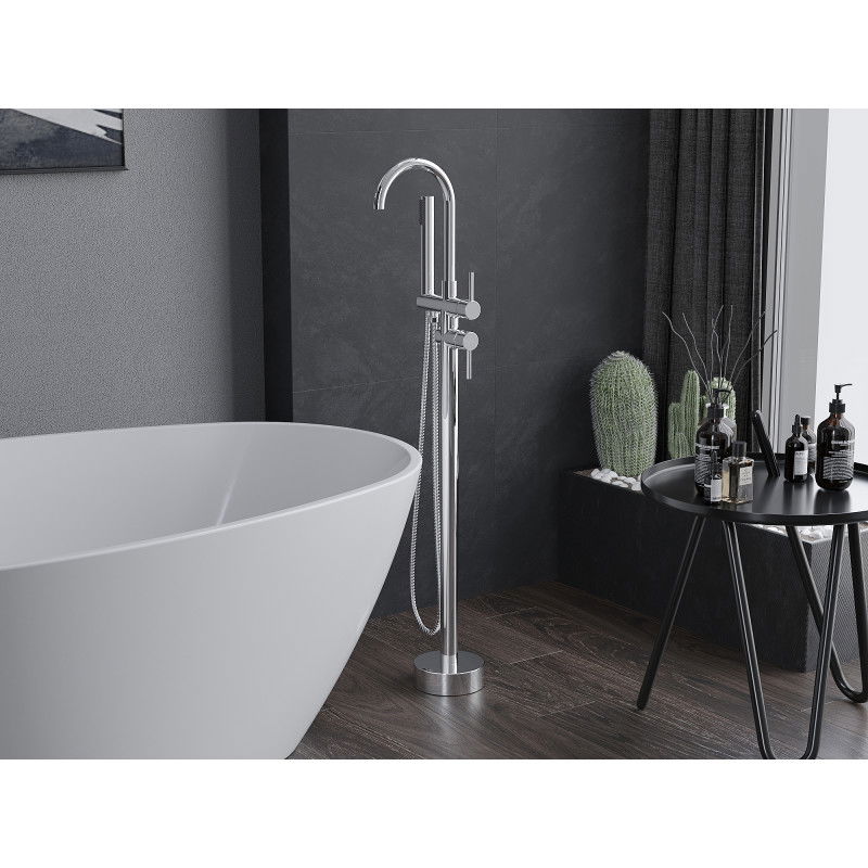 Mexen Alma szabadon álló kád csaptelep, króm - 75033-00