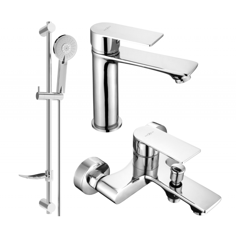 Mexen Royo DF40 kád szett, króm - 72203DF40-00