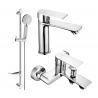 Mexen Royo Set cadă DF40, crom - 72203DF40-00